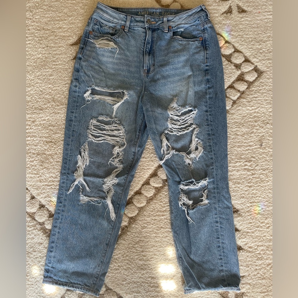 American Eagle ripped jeans